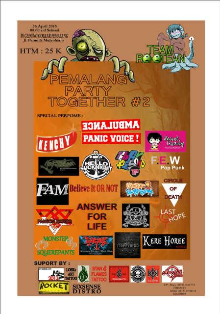 Support guys!!! Pemalang party together #2 <a href="/Promosi_Indie/">IG: PromoMusikIndie</a>