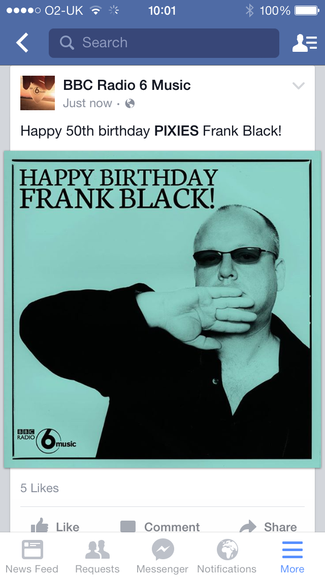 Happy Birthday to Black Francis 