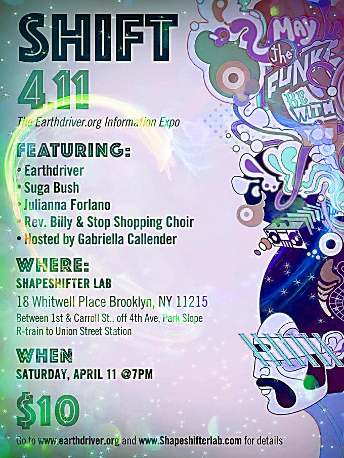 Earthdriver's tweet image. You were there  -- SHIFT 4.11 -- 5 days away!
#SHIFT411 #ShapeshifterLab #JuliannaForlano #SugaBush