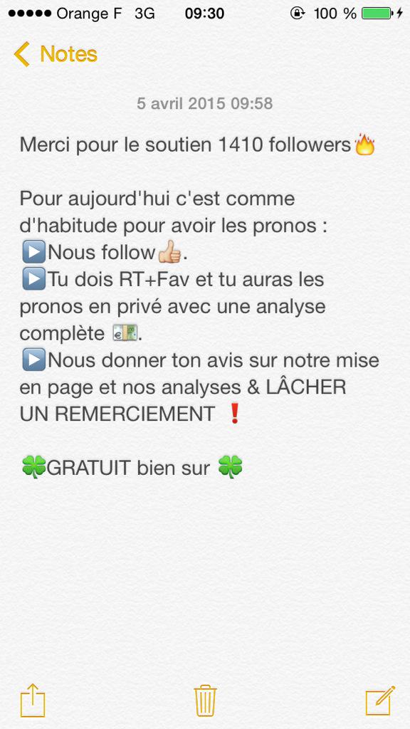 ASPWPRONOS's tweet image. #ParionsSport #TeamParieur