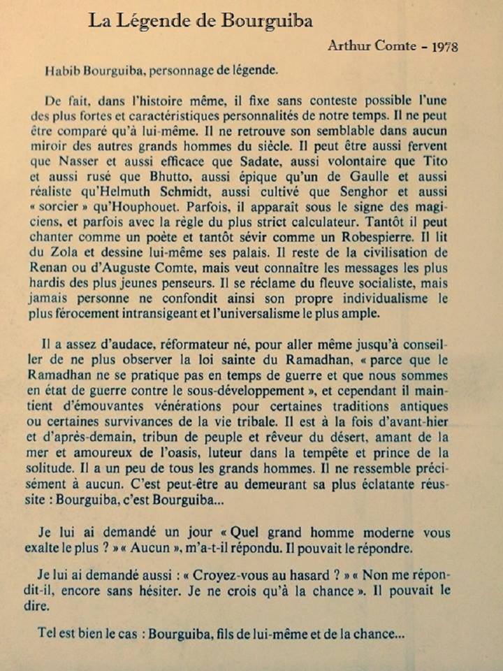 breaking216's tweet photo. Les Grands Hommes ne meurent jamais, ils survivent avec l'Histoire 
Habib #Bourguiba en fait partie - (Arthur Comte) http://t.co/9LLIfntRA9