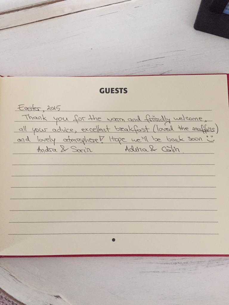 LanesideHouse's tweet photo. Guests left this morning, reminding us why we do this #airbnbhost @Airbnb #proud http://t.co/BKxgxm4nWv