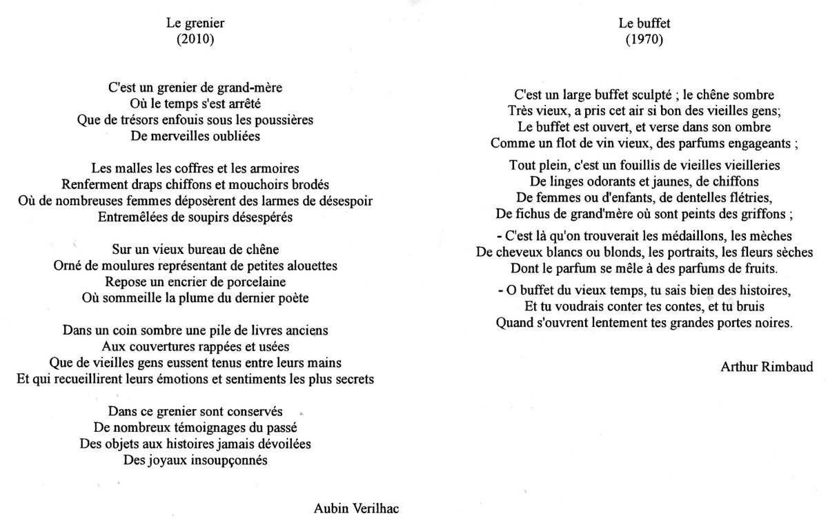 Admirable nous averse poème le buffet arthur rimbaud Porteparole