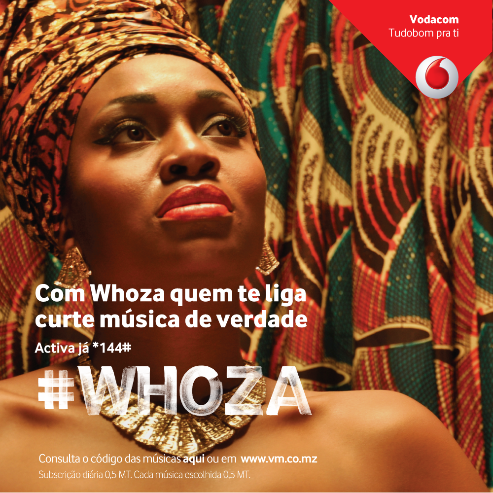 VodacomMz's tweet photo. #whoza! Activa ja *144# ou envia um SMS com WHOZA espaco, o codigo da musica para o 84414. #Tudobom_pra_ti http://t.co/DW1uiPHn6C