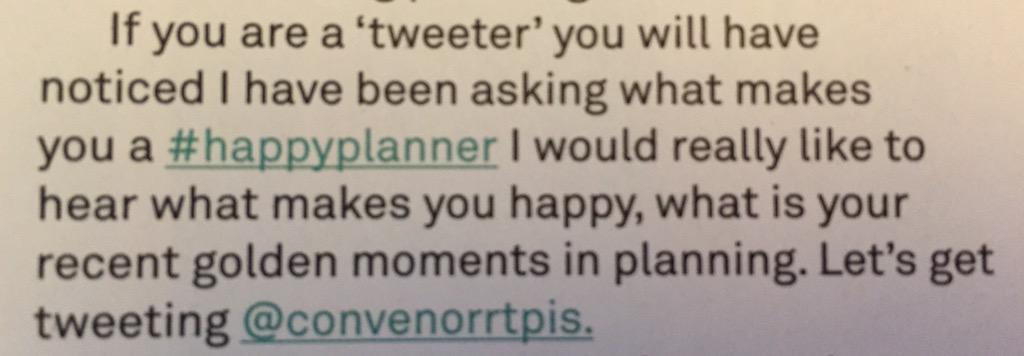 If you haven't read your Scottish Planner yet, remember &amp; tweet what makes you a #happyplanner