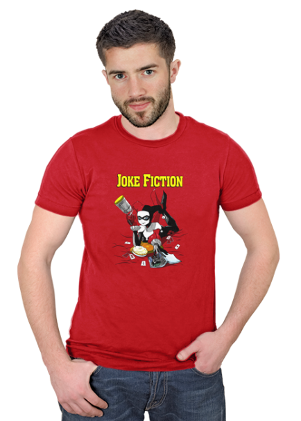 shirtradical's tweet photo. my fav of day by #coinboxtees Joke Fiction => http://t.co/rzcHpo1ePA
#HarleyQuinn in #PulpFiction #HarleyQuinnTshirt http://t.co/WWbNO0Im4q