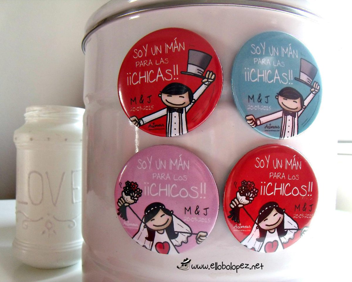 ellobolopez_net's tweet image. Descubre las Nuevas #Chapas Especial #Bodas by @Arteneus en nuestro Blog. #ChapasdeAutor ellobolopez.net/blog/chapas-es…