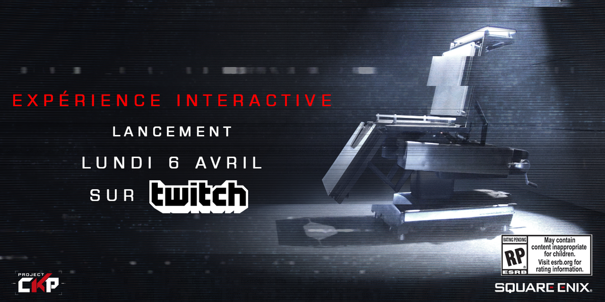 SquareEnixFR's tweet photo. Début de l'expérience interactive de notre studio occidental dans 1 heure ! http://t.co/o2y0DSaGRn #CantKillProgress http://t.co/1Uj8zEax70