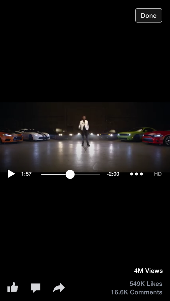 DodgeDartz's tweet photo. Count the Number of dodges in the new #furious7 music video. #worldClassMarketing FCA. http://t.co/0Ix7TWGbTa