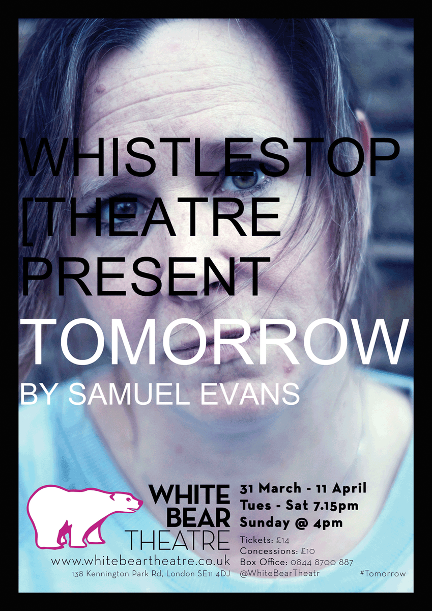 WhiteBearTheatr's tweet photo. 'A multi-layered commentary of 21st Century London' @femalearts ★★★★★ @LondonTheatre1 ★★★★ @IAmBoards #Tomorrow http://t.co/5owpGTGHbp