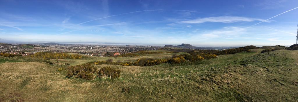 Beathhigh's tweet photo. Tried a panoramic shot. Hope it works... #Edinburgh http://t.co/ER1vlPxHtP
