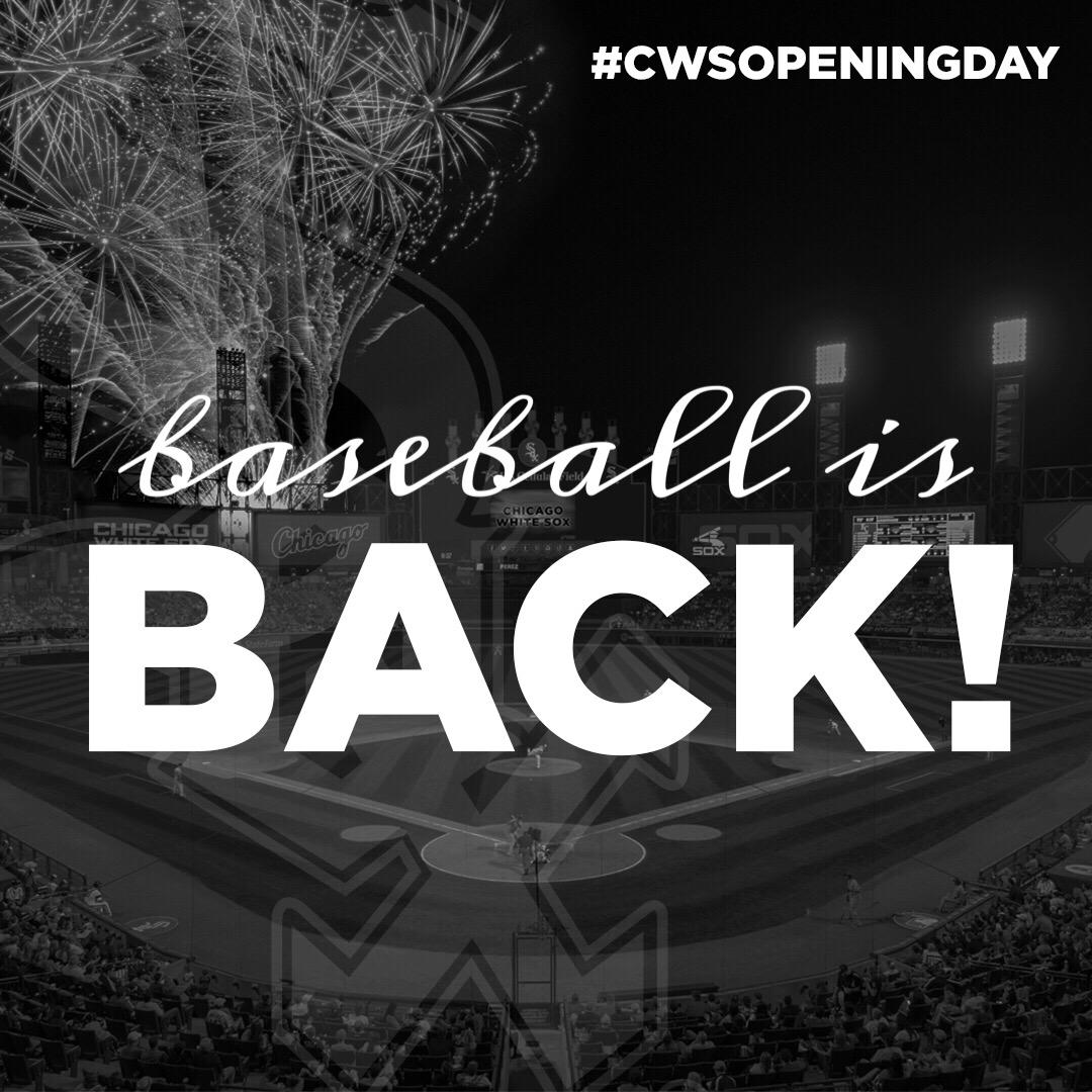 whitesox's tweet photo. FINALLY! It's here.

#CWSOpeningDay http://t.co/RuPwTRGrpy