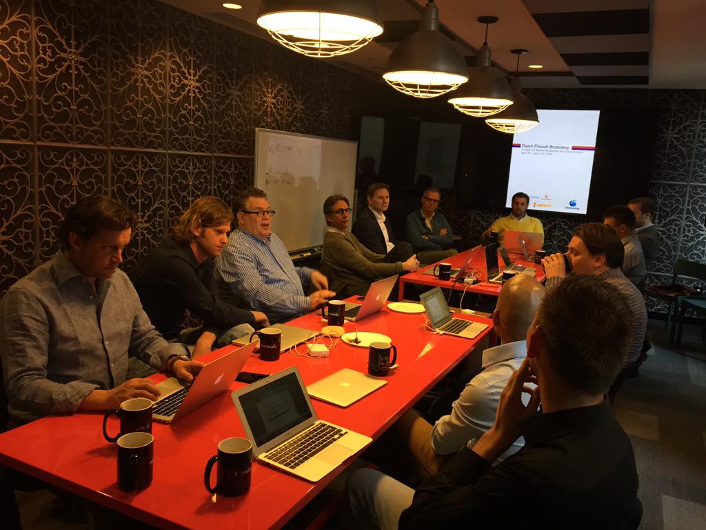 NLinNY's tweet photo. Good Morning @HollandFinTech in NYC! @StartupDelta #Fintech bootcamp NYC April 2015 @DutchBasecamp @VentureOutNY http://t.co/P72uiHt5nn
