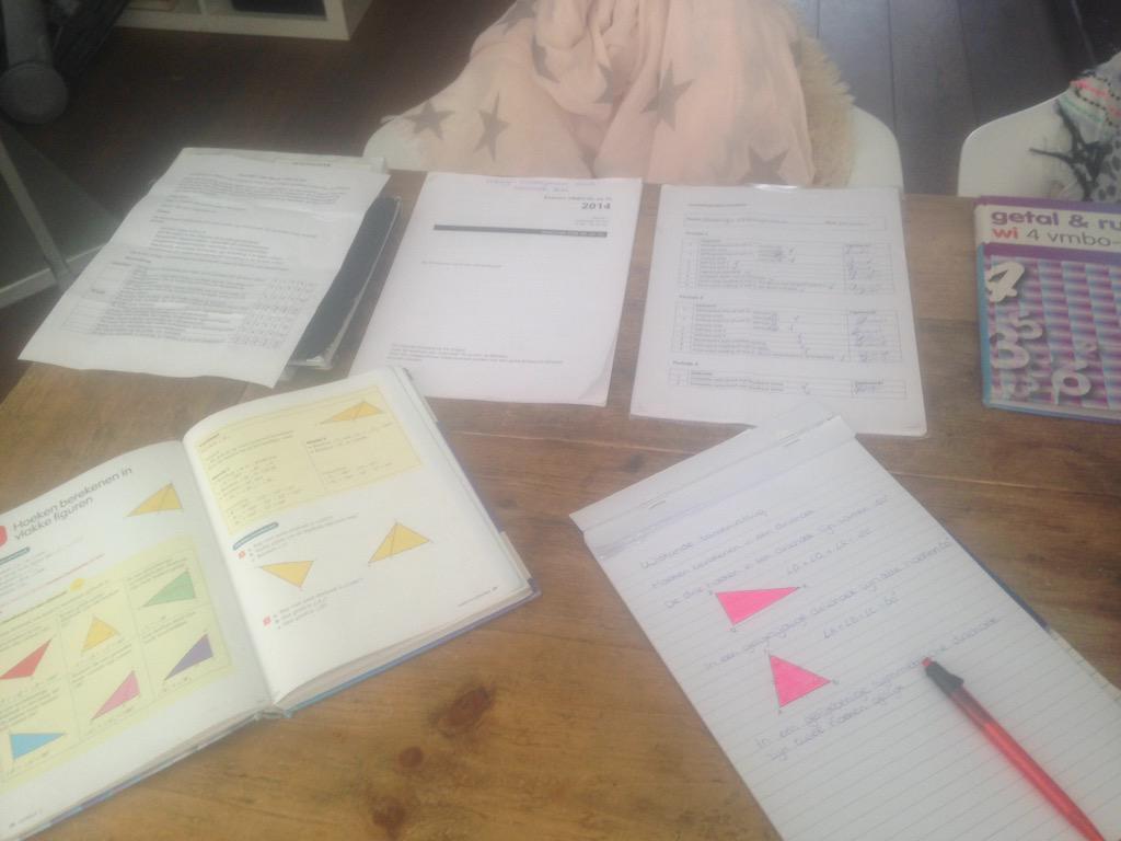 Laatste toets voor m'n eindexames. Hierna gaat het echte werk beginnen.... #spannend