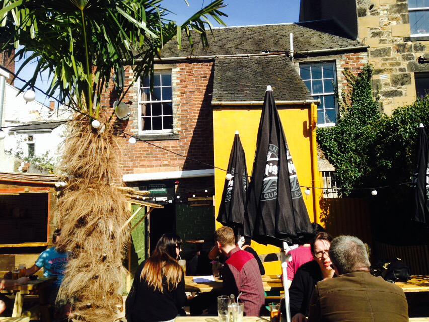 Loving the Porty Palm Tree! Top lunch from the grill here: #neatmeattreatsnearthebeach