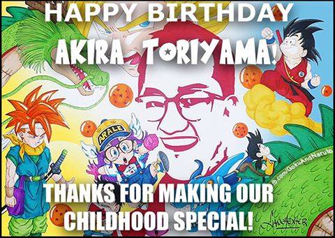 Yesterday, that was the birthday of Akira Toriyama ! Happy Birthday to our favorite Author !   