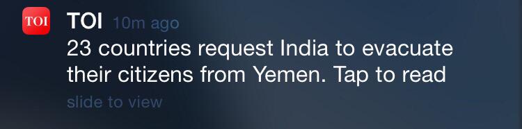 #YemenEvacuation yehkya ho raha hai bhai... Other countries asking help from india...?? #ModiReforms @i_Aakanksha
