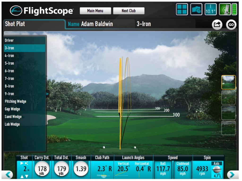 Love that <a href="/Adambaldwin12/">Adam</a> keep up those changes mate! #RippingIt #Flightscope