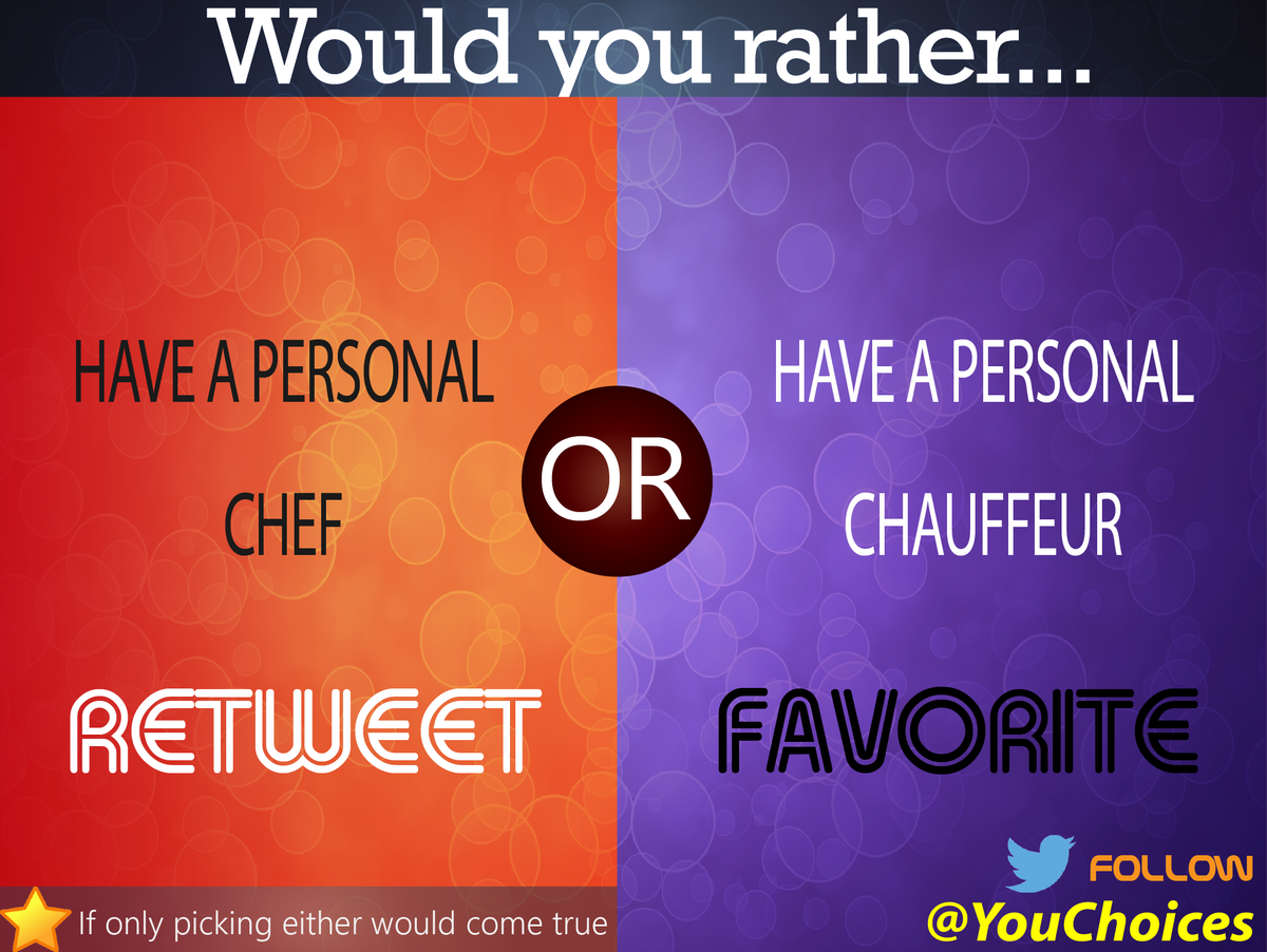 YouChoices's tweet photo. Chef or chauffeur? http://t.co/SvUQ83W1Hv