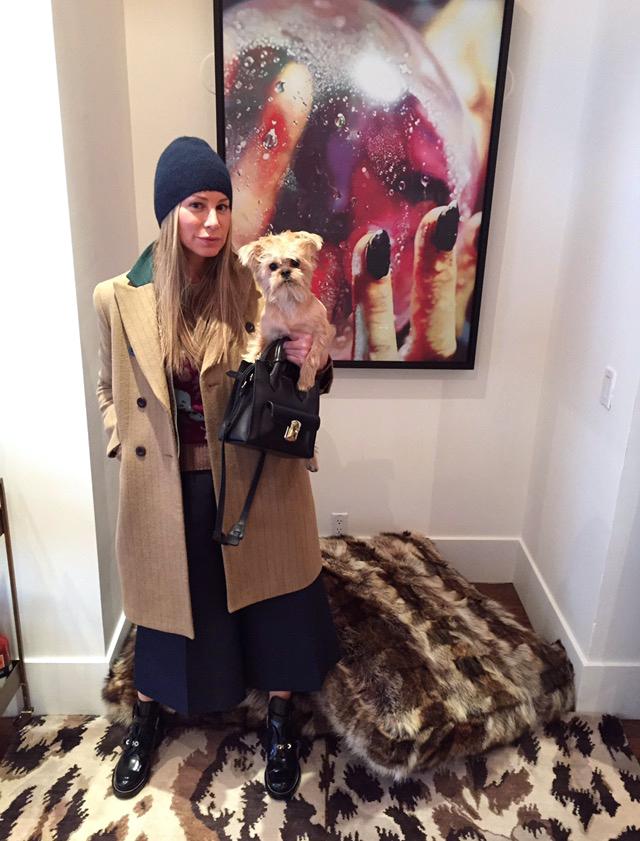Even when you're a jewelry designer, sometimes ur best accessory is ur pup. bit.ly/1NNADrj @JFisherJewelry
