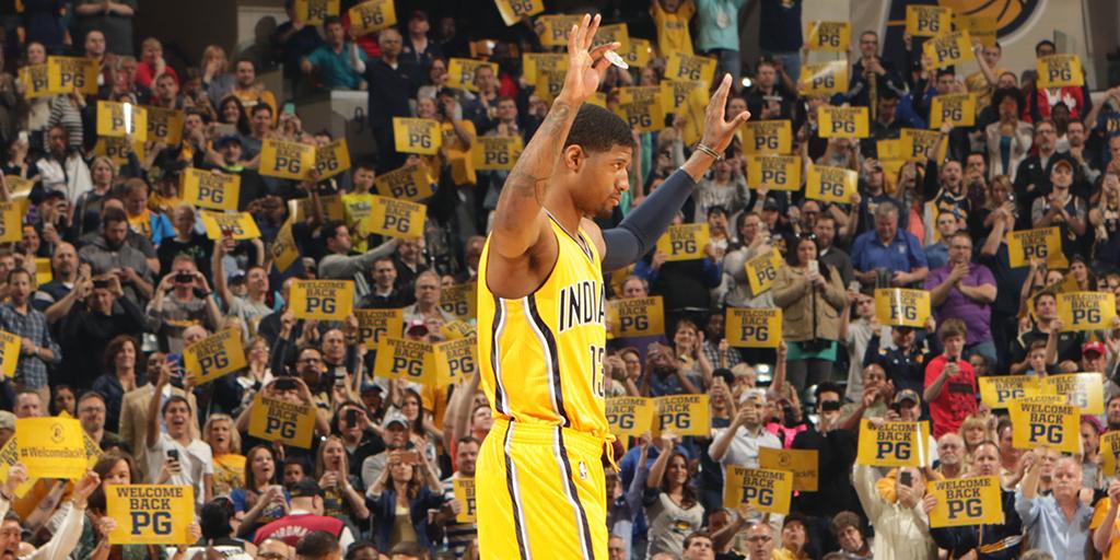 snow70er's tweet photo. “@ATLHawks: #WelcomeBackPG #NBAFamily http://t.co/Coel9J8X35”Paul George is gay