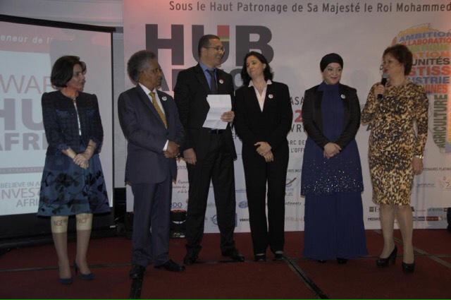 SRA_MAROC's tweet photo. @HUBAfrica : Mme Souad Maadir Tarmidi Nominée pour le Prix de la Femme Entrepreneur de l'année. #HubAfrica2015 http://t.co/dVnv2vGec5