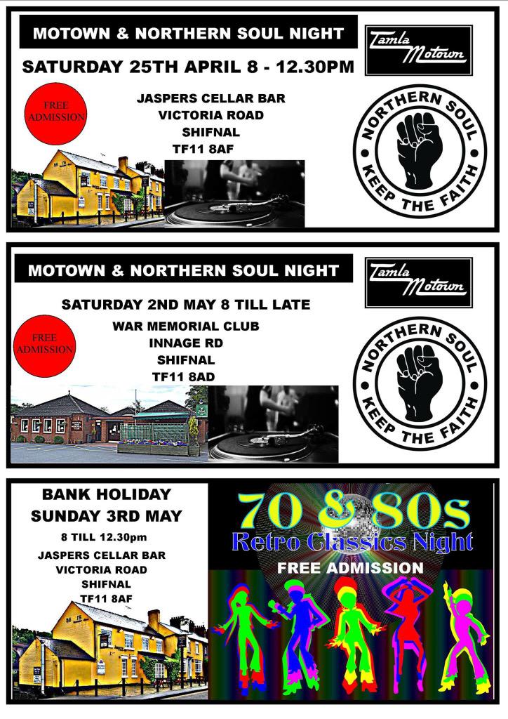 We can't wait for 2nd May, we've got a great night for all of you to enjoy.  It's free for members, join now