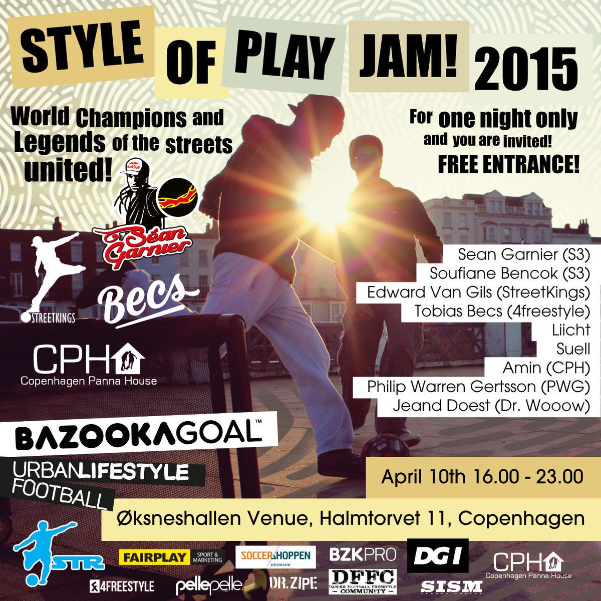 Can't believe how lucky we are to get all these incredible players together for the Copenhagen event this FRIDAY!