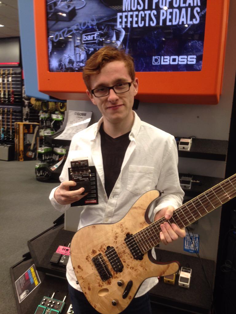 Swish_licks's tweet photo. Mr Gavan will be enjoying some octave fun with his #OC3 thanks to #BossEasterEggs @THEBOSSUK @dawsonsmusic #liverpool http://t.co/FcoIeta4j7