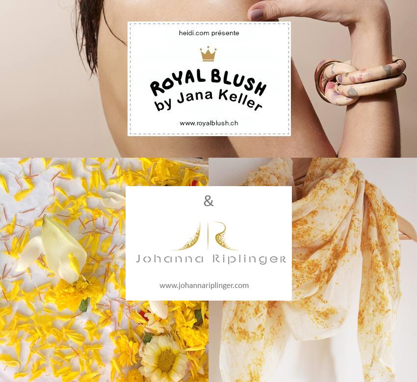 Great event and all April at <a href="/heidicom/">heidi.com</a> Flaggship store in Neuchâtel guest #designer <a href="/J_Riplinger/">Johanna Riplinger</a> and @ROYALBLUSHbyJK
