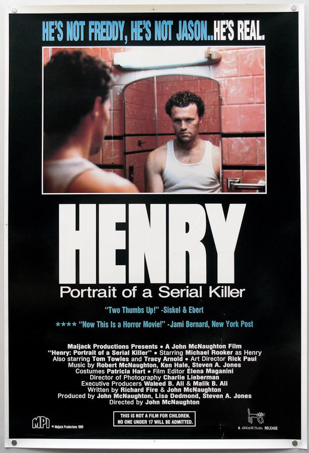 Happy birthday to the very terrifying Michael Rooker! Be sure to see \"Henry: Portrait of a Serial Killer\" (1986). 