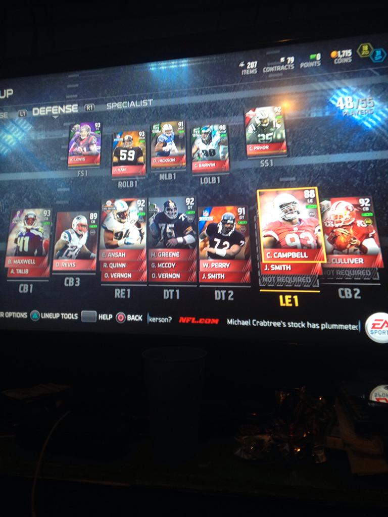 Hardcore_Mut's tweet image. Done with MUT! Selling my team for $! Dm me! @thetexasboy91 @TradePostMUT @TrustedTradeMUT