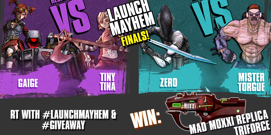 Borderlands's tweet image. RT Borderlands #LaunchMayhem #Giveaway for a chance to win a @ProjectTriForce Miss Moxxi Bad Touch.
