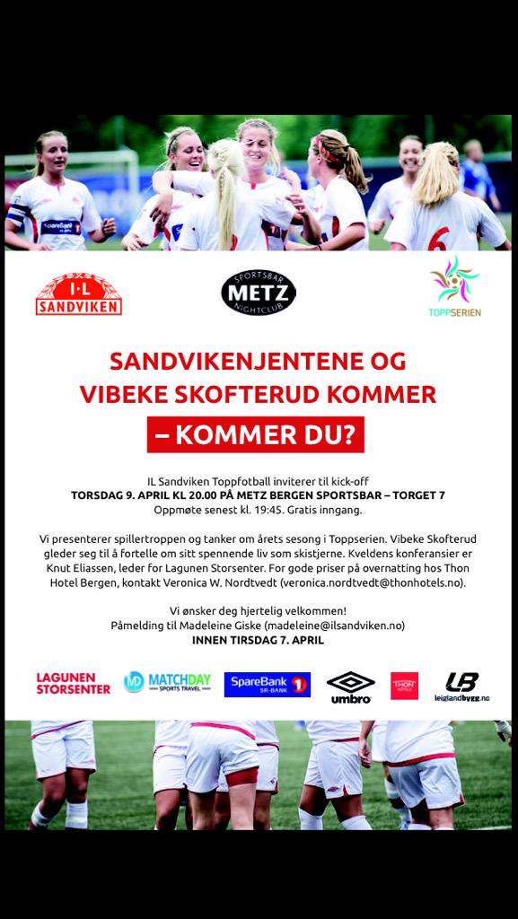 DavyWathne's tweet photo. Bergens beste fotball-lag inviterer! Kjør da, jenter! http://t.co/LDFIA5RS77