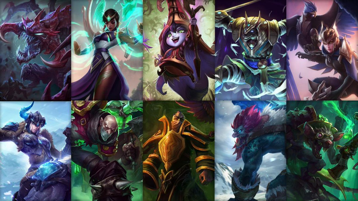 LeagueLegendsEU's tweet photo. F2P Rotation: Cho'Gath, Karma, Lulu, Nasus, Quinn, Sejuani, Singed, Swain, Trundle , Twitch. http://t.co/Sc5IFDXvGF http://t.co/Pv51Cg0v6J