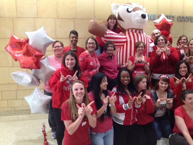 BadgerNurseDean's tweet photo. @UWNursing  #says BEAT DUKE, BUCKY!!! #BadgerNation #badger #UWMadison #OnWisconsin #MakeEmBelieve #FinalFour http://t.co/1T7Oa2vhox