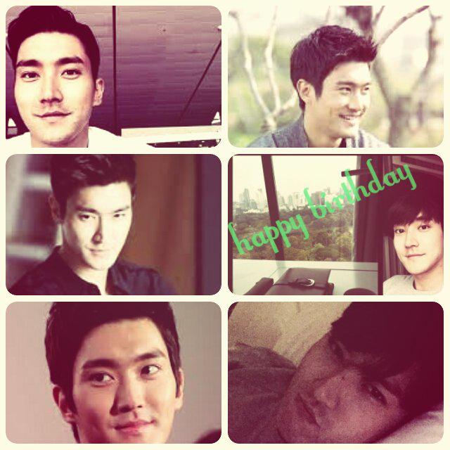  Happy Birthday to the person who  praises god.Mr.Choi Siwon    