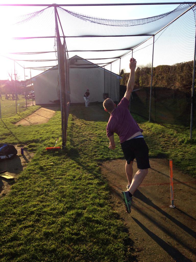 Good first net outside, getting ready for the promotion push season