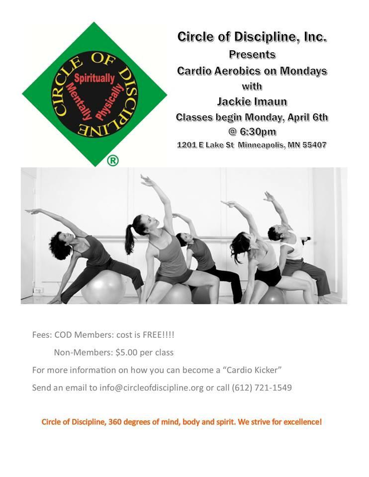 COD360's tweet photo. 1st night Cardio Aerobics. Arrive early to reserve your space. Class starts 6:30pm #CardioKickers #COD360 http://t.co/dC2aNMvyE8