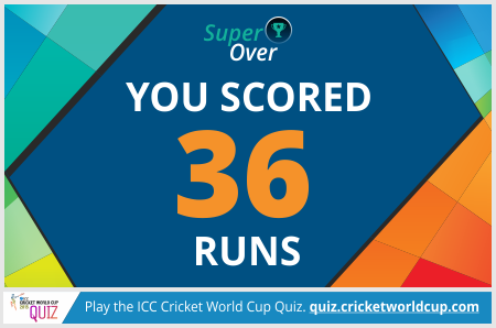 nikhil_405's tweet photo. Done during wc..
Check out my score in the #CWCQuiz http://t.co/fScPZ7XU00