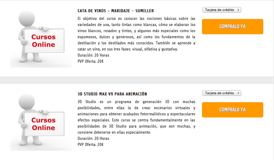 Pujalias's tweet image. Estos son algunos de los cursos que tenemos disponibles esta semana en la sección #Ofertas.