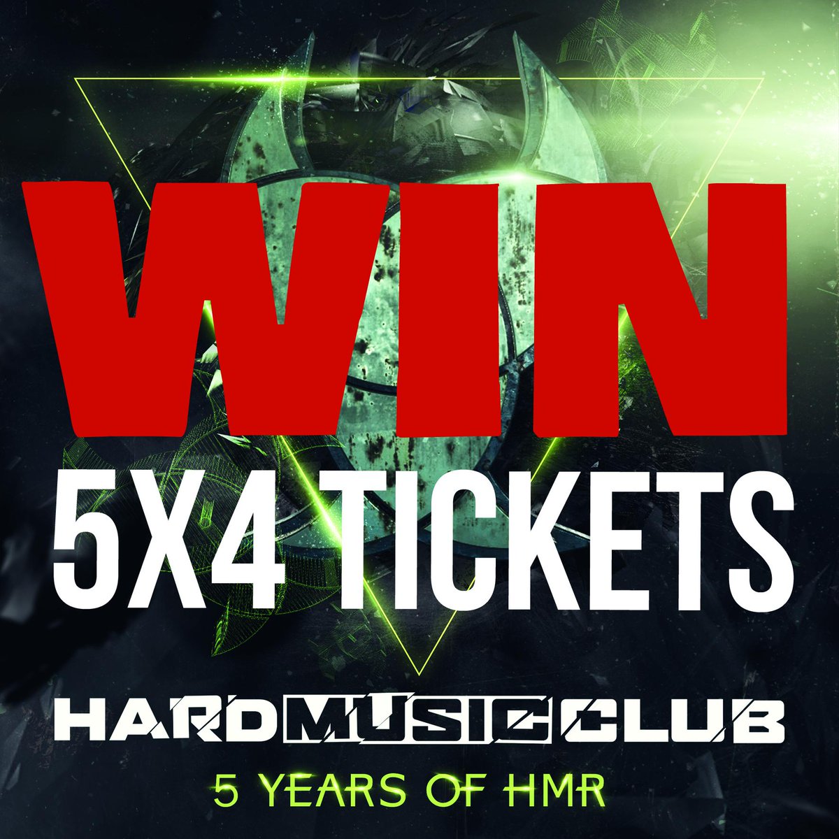 HardMusicRec's tweet photo. 5 years, 5x4 tickets for YOU! Enter here: http://t.co/Hl0Atrwyo8 #HMR5Y http://t.co/0eyIhhmPl4