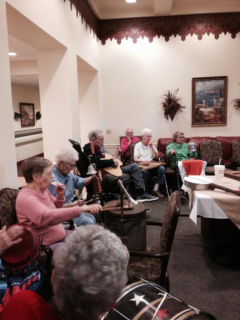 GodfreyMktg's tweet photo. Our Kitchen Klatter Band is making some noise and having fun! #FrontierCulture  #NotJustAnother http://t.co/cO4jmGRBjD