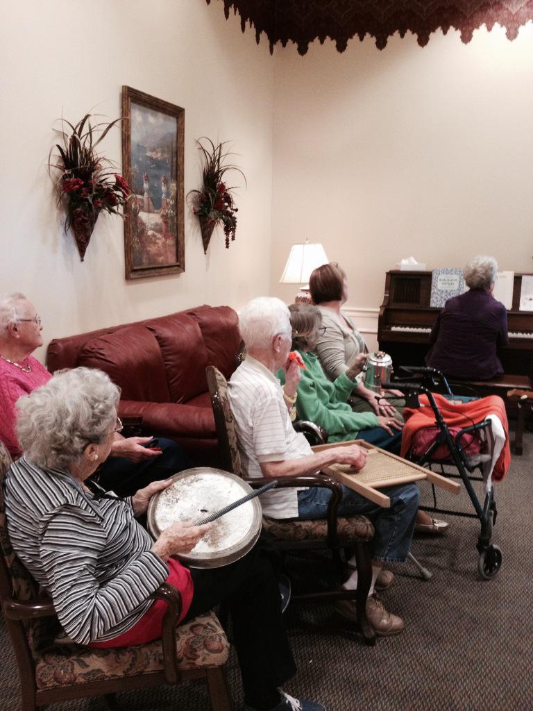 GodfreyMktg's tweet photo. Our Kitchen Klatter Band is making some noise and having fun! #FrontierCulture  #NotJustAnother http://t.co/cO4jmGRBjD