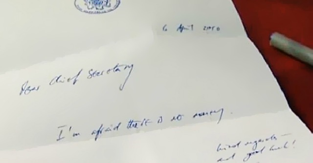 AdamHaygarth's tweet photo. 5 years ago today, Labour left Britain with a record peacetime deficit - and this note: http://t.co/TjVQb755tc http://t.co/mMqcH2bBOK