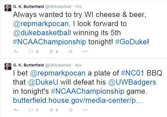 pitchbydsrpt's tweet image. Great way for electeds to get press, add followers, engage public, &amp;amp; show theyre current. #NCAAChampionship #PRLesson