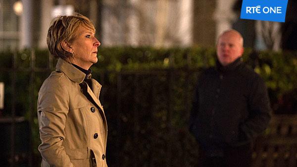 RTEOne's tweet photo. An offer is on the cards for Shirley. Christmas come early? #EastersOver #Eastenders http://t.co/qcwiin5v2t