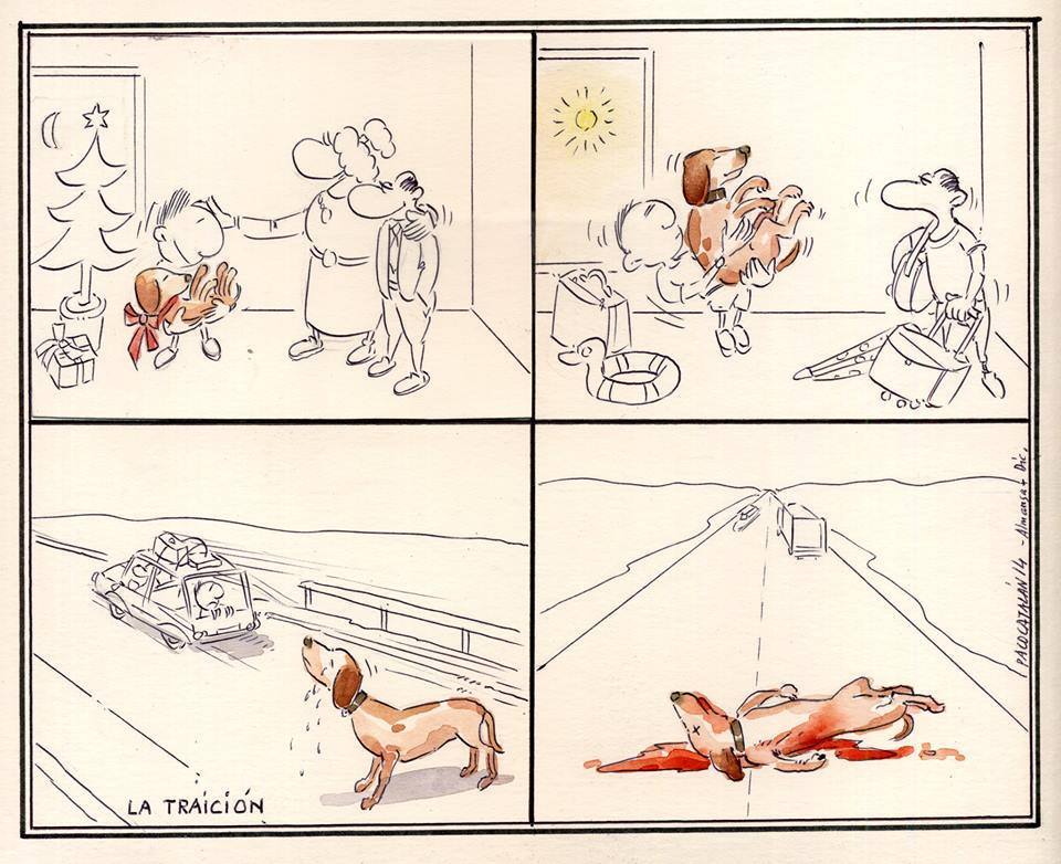 IgualdadAnimal's tweet photo. ¿Puede haber mayor traición que abandonar a un #animal? ¡RT contra el abandono! #NoAlMaltratoAnimal http://t.co/P4bEAjn8Al