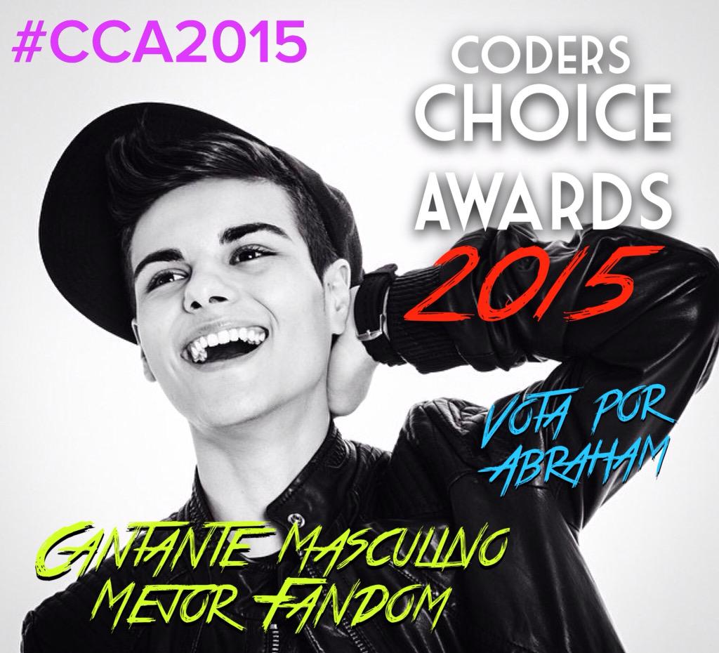 CodersChoiceAs's tweet image. #Abrahamers VOTEN POR @AbrahamMateoMus PARA LOS #CCA2015! portaldeencuestas.com/encuesta.php?i…