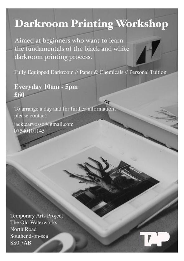 _TAP__'s tweet photo. TAP's darkroom coordinator @JackCarvosso is providing photography workshops. Get in touch for more details. #southend http://t.co/g9YfXsibkP